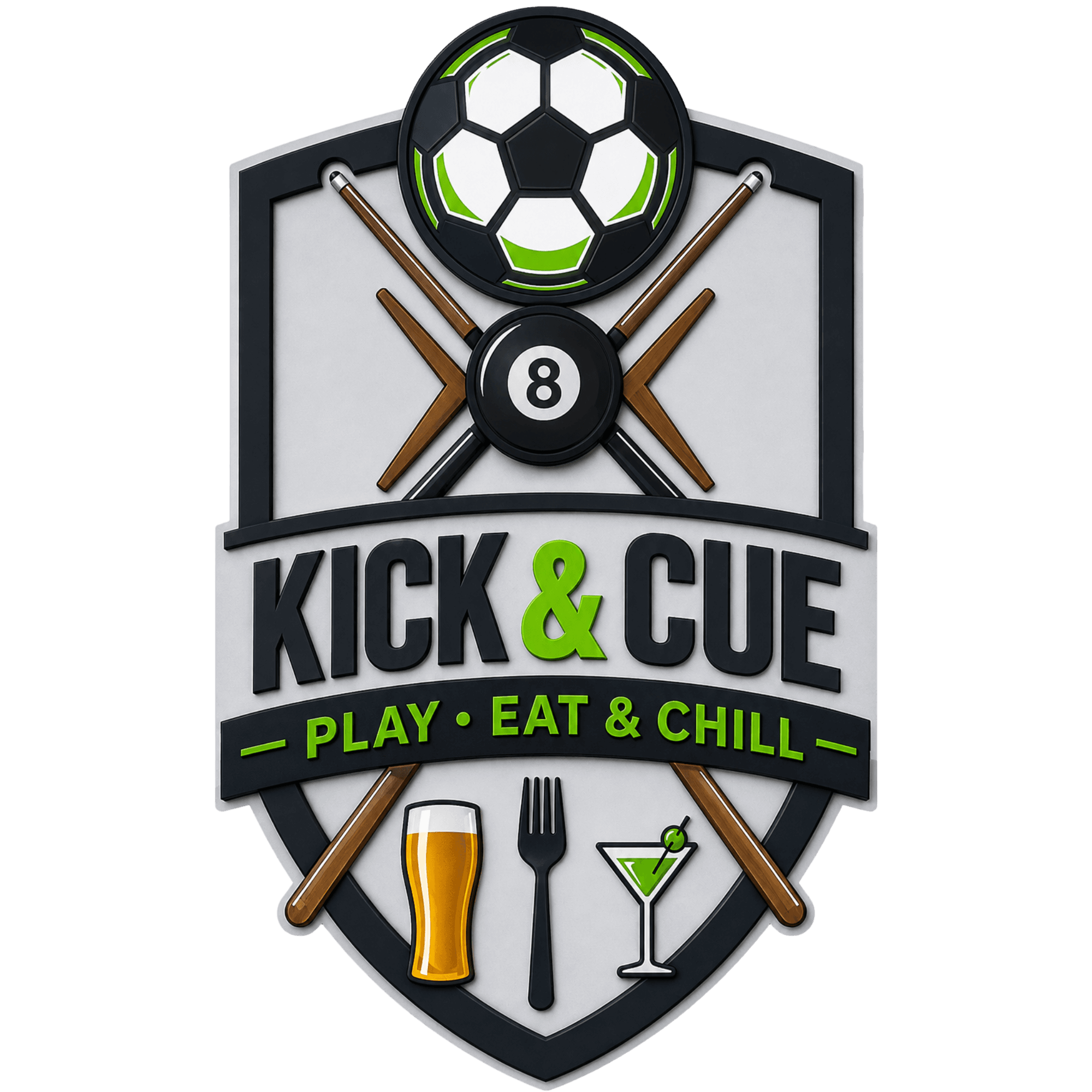 Kick & Cue logo